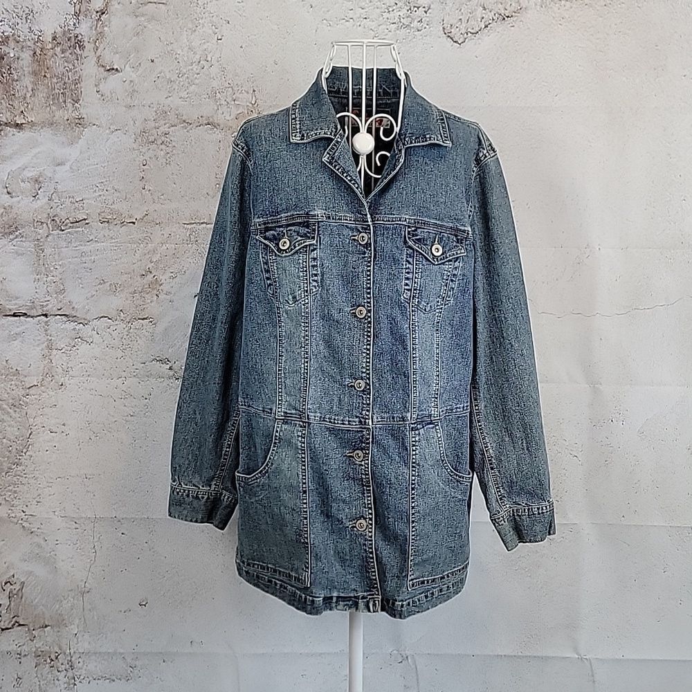 Wah Jeans Denim Jacket Womens Size 18/20